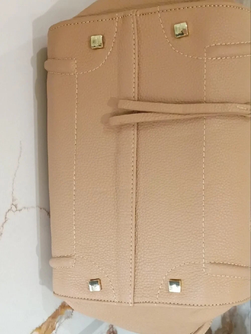 Classic Women's Tote Handbag in Beige